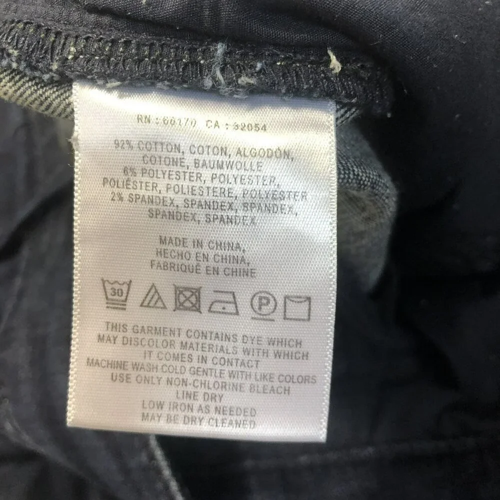 Pilcro Anthropologie Jeans Flare Denim Raw Hem & Pockets Womens Size 29